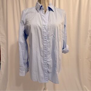 Brina & Em Baby Blue Button Down Shirt - Size Large